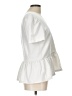 Ann Taylor Ivory Short Sleeve Blouse Size L - photo 4