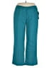 Bend Over 100% Polyester Teal Casual Pants Size 20 - photo 1