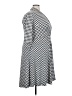 Karina Houndstooth Gray Casual Dress Size 3X - photo 4