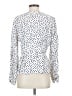 Boden 100% Viscose Polka Dots White Long Sleeve Blouse Size 10R - photo 2