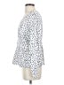 Boden 100% Viscose Polka Dots White Long Sleeve Blouse Size 10R - photo 5