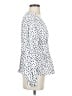 Boden 100% Viscose Polka Dots White Long Sleeve Blouse Size 10R - photo 4