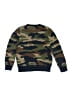 Crewcuts 100% Cotton Camo Green Pullover Sweater Size 8 - 9 - photo 2