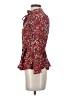 Zara Burgundy 3/4 Sleeve Blouse Size S - photo 5