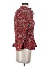 Zara Burgundy 3/4 Sleeve Blouse Size S - photo 4