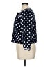 J.Crew 100% Cotton Polka Dots Blue Jacket Size 16 - photo 5