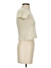 Neiman Marcus Ivory Short Sleeve Turtleneck Size XS (estimated) - photo 4