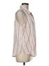Splendid Stripes Pink Sleeveless Button-Down Shirt Size M - photo 4