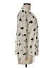 Who What Wear 100% Polyester Print Ivory Long Sleeve Blouse Size M - photo 4