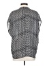 Vince. 100% Silk Silver Short Sleeve Silk Top Size XS - photo 2