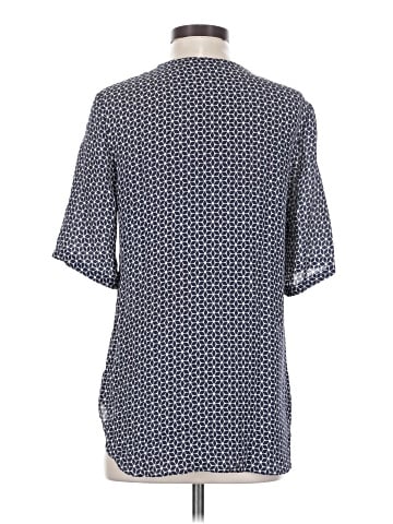 Theory Short Sleeve Silk Top (view 2)