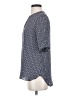Theory 100% Silk Blue Short Sleeve Silk Top Size P (petite) - photo 5