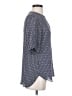 Theory 100% Silk Blue Short Sleeve Silk Top Size P (petite) - photo 4