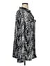 TanJay Chevron-herringbone Silver Long Sleeve Blouse Size XL (estimated) - photo 4