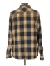 Ascend Plaid Brown Long Sleeve Button-Down Shirt Size L - photo 2