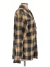 Ascend Plaid Brown Long Sleeve Button-Down Shirt Size L - photo 4