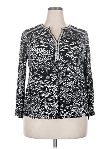 Lucky Brand 3/4 Sleeve Blouse (view 1)