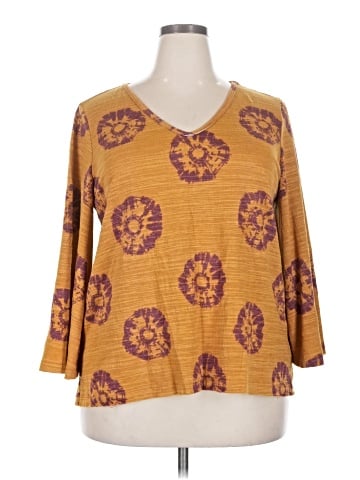 wonderly 3/4 Sleeve Blouse (view 1)