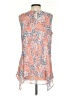 Fever 100% Polyester Orange Sleeveless Blouse Size S - photo 2