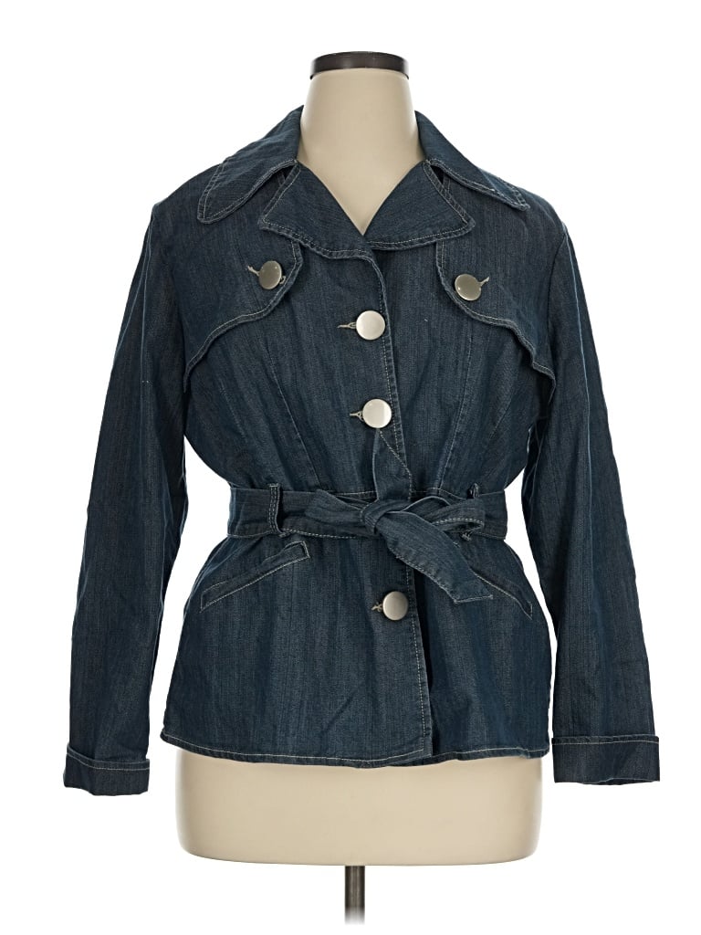 Click to view more detailed imagery on our partner's website Pre-owned Cato Denim Jacket In Blue