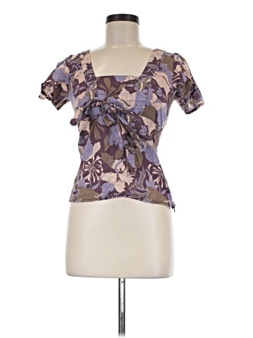 Topshop Short Sleeve Blouse (view 1)