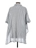 Maeve 100% Cotton Stripes Silver 3/4 Sleeve Button-Down Shirt Size XS - photo 2