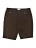 Tehama 100% Polyester Solid Brown Khaki Shorts Size 8 - photo 1