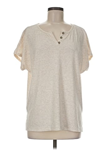 Pink Clover Short Sleeve Top (view 1)