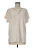 Pink Clover Ivory Short Sleeve Top Size M - photo 1