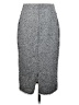 Rebecca Taylor Chevron-herringbone Gray Formal Skirt Size 2 - photo 2
