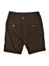Tehama 100% Polyester Solid Brown Khaki Shorts Size 8 - photo 2