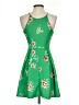 Soprano Tropical Green Cocktail Dress Size S - photo 2