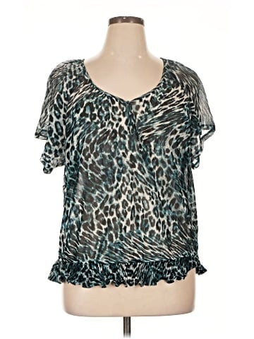 Apt. 9 Short Sleeve Blouse (view 1)