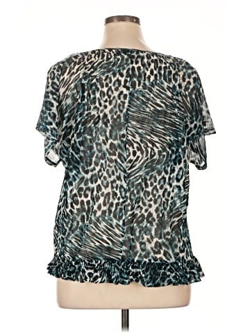 Apt. 9 Short Sleeve Blouse (view 2)