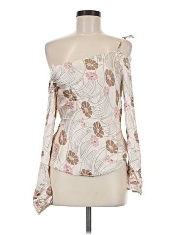 Rocha. John Rocha Long Sleeve Silk Top (view 1)