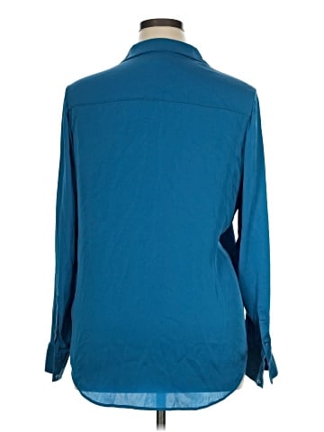 Quince Long Sleeve Silk Top (view 2)