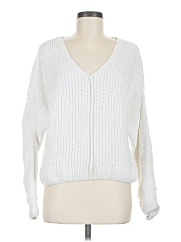 Pink Rose Pullover Sweater (view 1)