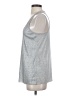 Vince. Silver Sleeveless Top Size S - photo 5