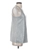 Vince. Silver Sleeveless Top Size S - photo 4