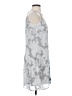 Taylor 100% Polyester Graphic Gray Casual Dress Size 2 - photo 4