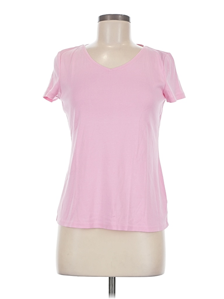 Pre-owned Talbots Short Sleeve T-shirt In Pink