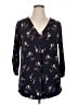 Beacon Black 3/4 Sleeve Blouse Size 1X - photo 1