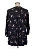 Beacon Black 3/4 Sleeve Blouse Size 1X - photo 2