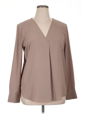 Ann Taylor Long Sleeve Blouse (view 1)