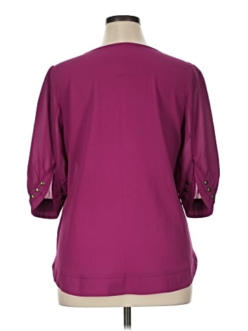 41Hawthorn 3/4 Sleeve Blouse (view 2)