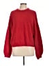 Naadam Solid Red Wool Pullover Sweater Size L - photo 1