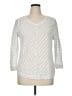 Talbots 100% Cotton White Pullover Sweater Size XL - photo 1