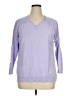Lands' End Purple Pullover Sweater Size 1X - photo 1