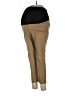 Old Navy - Maternity Solid Tan Active Pants Size 12 - photo 1