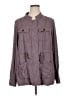 Maurices 100% Rayon Argyle Purple Jacket Size 16 (1) - photo 1